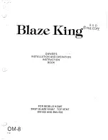 Preview for 15 page of Blaze King BM-502 Owner'S Installation And Operation Instruction Book