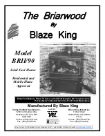 Blaze King BRIARWOD BRII/90 Manual предпросмотр