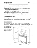 Предварительный просмотр 11 страницы Blaze King CALDERA Users Installation Operation & Maintenance Manual