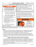 Preview for 4 page of Blaze King Clarity CL2118 SP Operation & Installation Manual