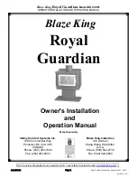 Blaze King Royal Guardian RGT-3001 Owner'S Installation And Operation Manual preview