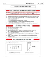 Предварительный просмотр 26 страницы Blaze King TORINO II 1606 Operation & Installation Manual