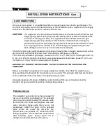 Preview for 11 page of Blaze King TORINO Users Installation Operation & Maintenance Manual