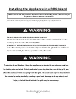 Preview for 21 page of Blaze BLZ-4LTE2MG Use & Care Manual