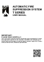 Preview for 1 page of Blaze T Series User Manual