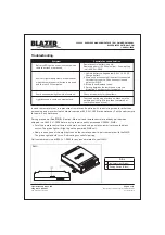 Предварительный просмотр 3 страницы blazer C3050K Owner'S Manual