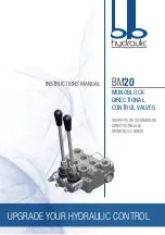 BLB hydraulic BM20 Instruction Manual preview