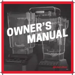 Blendtec Classic Owner'S Manual preview