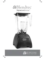 Предварительный просмотр 1 страницы Blendtec Signature Series Owner'S Manual