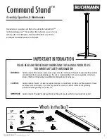 Preview for 1 page of Blichmann Engineering Command Stand Assembly Operation Maintenance