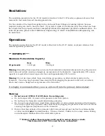 Preview for 7 page of Blichmann Engineering Fermentator F3-42 Supplementary Operation, Assembly, Maintenance Manual