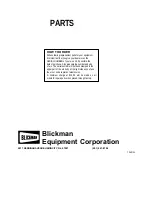 Preview for 15 page of Blickman LSQ 600 series Installation, Operation, Maintenance Manual