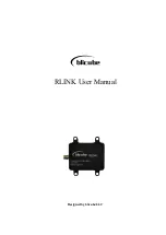 blicube RLINK User Manual preview