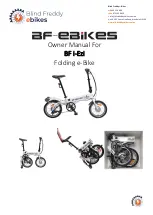 Blind Freddy eBikes BF i-Ezi Owner'S Manual preview