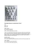 Preview for 1 page of Blind Monk Instruments HARMONIC MULTIPLIER Quick Start Manual