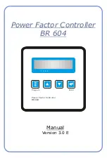 Preview for 1 page of Blindleistungsregler BR 604 Manual