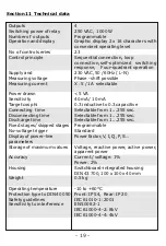 Preview for 19 page of Blindleistungsregler BR 604 Manual