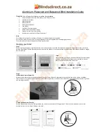 Blinds Direct Plaswood Venetian Installation Manual preview