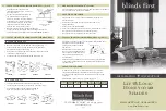 Preview for 1 page of blinds first LIFT&LOCK Installation Instructions