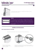 Preview for 3 page of BLINDS2GO Roman Installation Manual