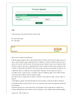 Preview for 22 page of Blink R536 User Manual