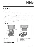 Preview for 12 page of Blink Wall Mount Charging System Installation Manual