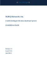 Preview for 1 page of BLiNQ X-1200 Installation Manual