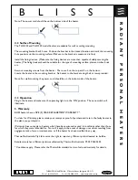 Preview for 3 page of Bliss THD160 User Manual