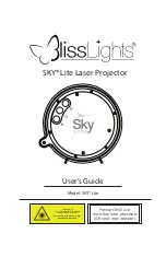 BlissLights SKY Lite User Manual предпросмотр