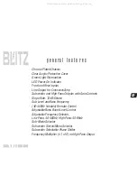 Предварительный просмотр 4 страницы Blitz Audio BZX-6 User Manual