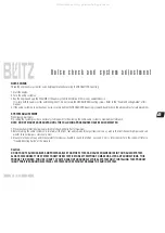 Предварительный просмотр 10 страницы Blitz Audio BZX-6 User Manual