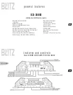 Preview for 3 page of Blitz BZA3000D User Manual