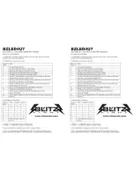 Blitz BZLE4U7 Quick Start предпросмотр