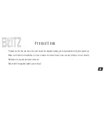 Preview for 5 page of Blitz BZX3 User Manual