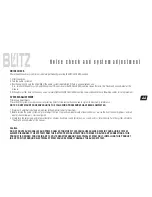 Предварительный просмотр 13 страницы Blitz BZX3 User Manual