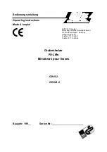 Preview for 1 page of Blitz GWUS 2 Series Operating Instructions Manual