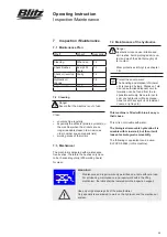 Preview for 35 page of Blitz Master Gear 1,0 Operating Instructions Manual