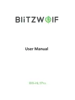 BlitzWolf BW-HL1Pro User Manual preview