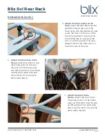 Preview for 3 page of Blix Sol Rear Rack Quick Start Manual