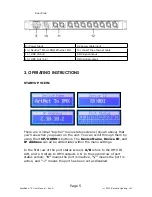 Предварительный просмотр 5 страницы Blizzard Lighting AutoBahn 8 ArtNet User Manual