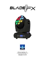 Blizzard Lighting Blade QFX User Manual preview