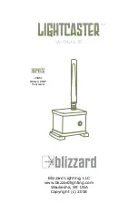 Предварительный просмотр 1 страницы Blizzard Lighting Lightcaster W-DMX IP Manual