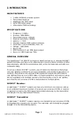 Preview for 3 page of Blizzard Lighting Lightcaster W-DMX IP Manual