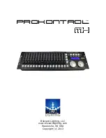 Preview for 1 page of Blizzard Lighting PROKONTROL MH User Manual