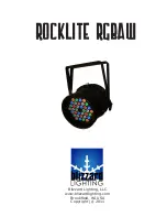 Blizzard Lighting Rocklite RGBAW User Manual preview