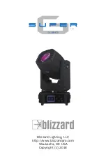 Blizzard Lighting Super-G 150 User Manual предпросмотр