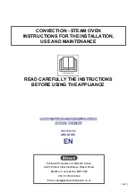 Blizzard 10x1/1 GN Instructions For The Installation, Use And Maintenance preview