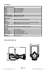 Предварительный просмотр 14 страницы Blizzard ARIA Profile WW Manual