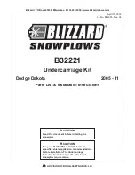 Blizzard B32221 Installation Instructions Manual preview