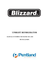 Preview for 1 page of Blizzard HB1SS Manual Of Instructions For Use And Installation